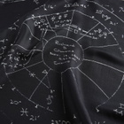 Rick Owens Women's Printed Astro Scarf in Black/Milk 