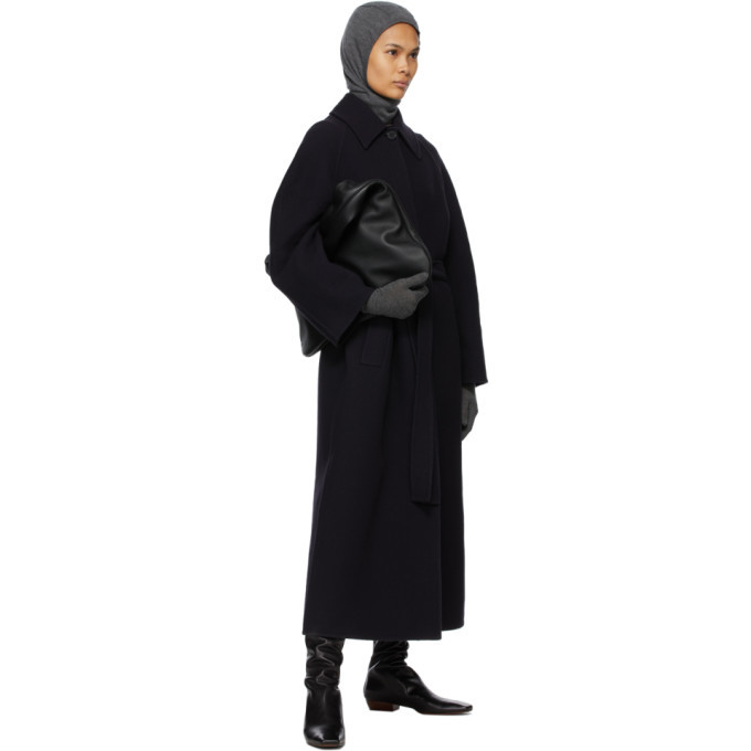 The Row Navy Wool Arlo Coat The Row