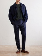 Slowear - Straight-Leg Wool and Cashmere-Blend Trousers - Blue