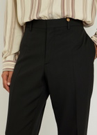 Versace Tailored Wool Trousers Black