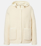 Moncler Hylesine wool and cotton-blend down jacket