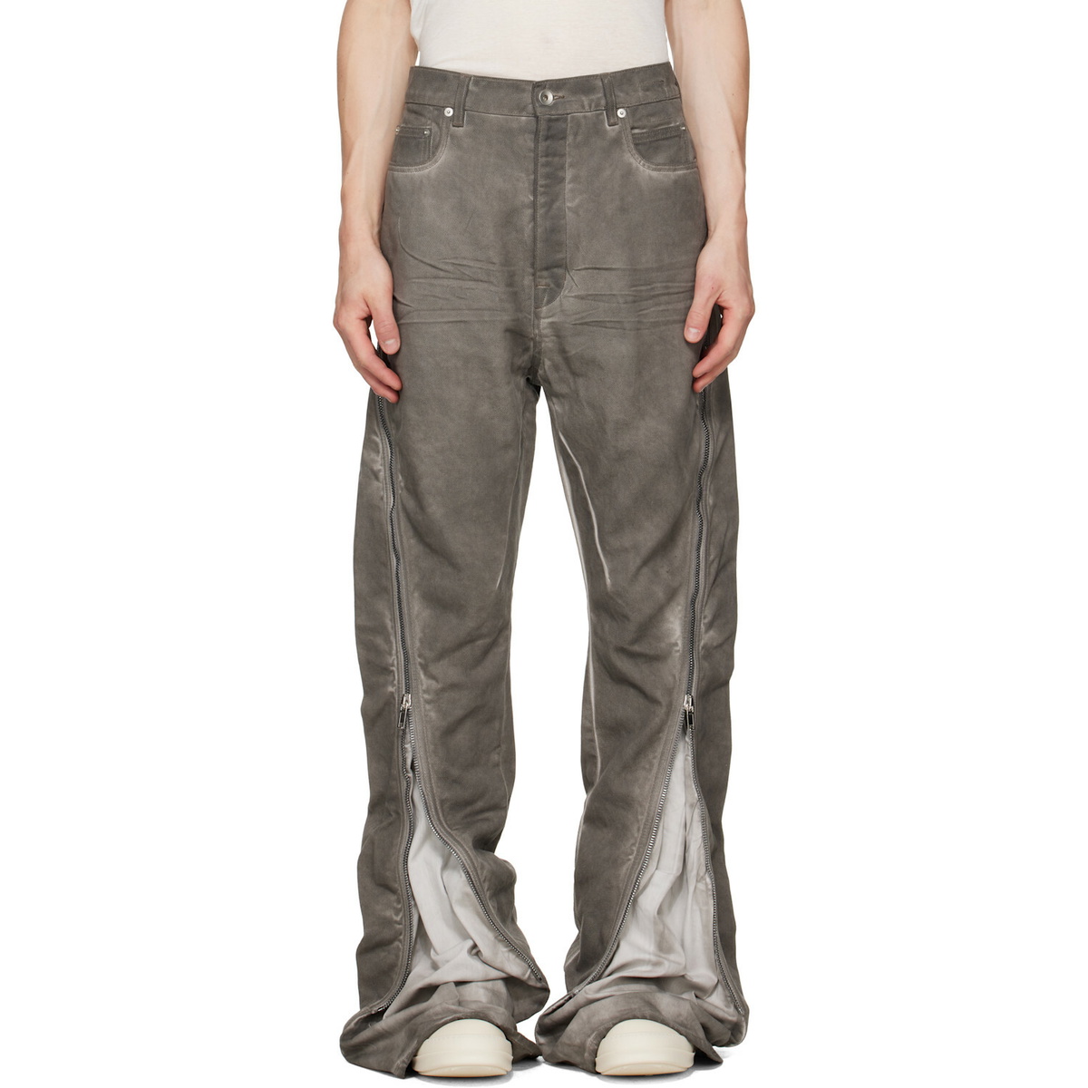 Rick Owens Drkshdw Black Prisoner Memphis Lounge Pants Rick Owens