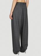 Balenciaga - Knife Tailored Heeled Pants in Grey