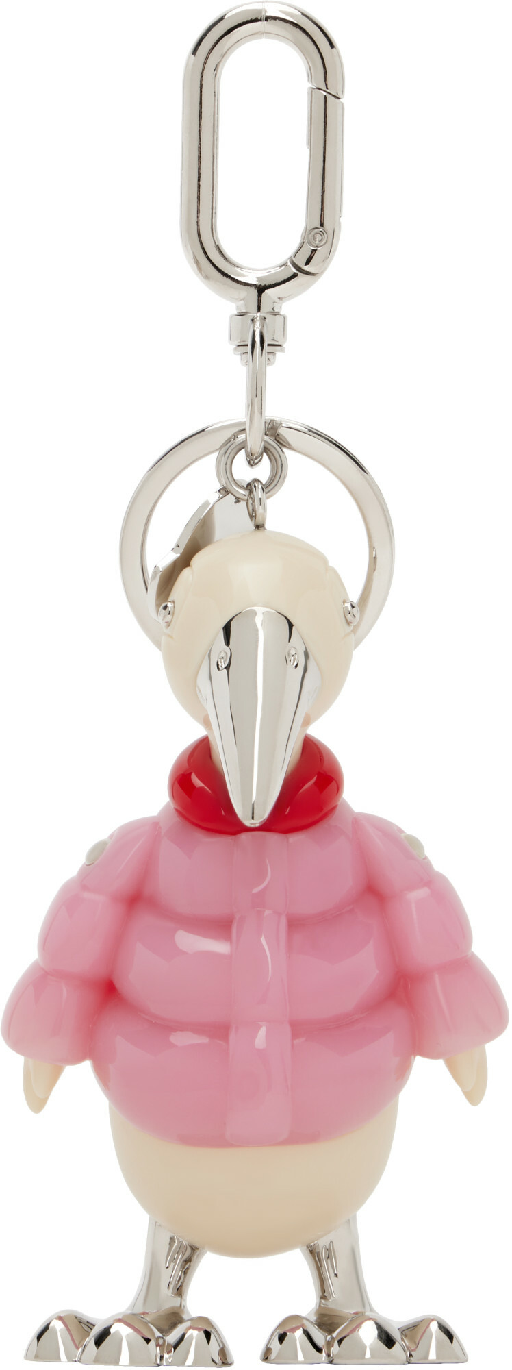 Moncler Pink 'Mon Duck' Bag Charm