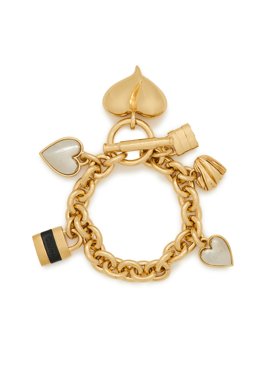 Chloe Chloé Paddington Charm Bracelet - Gold - One Size
