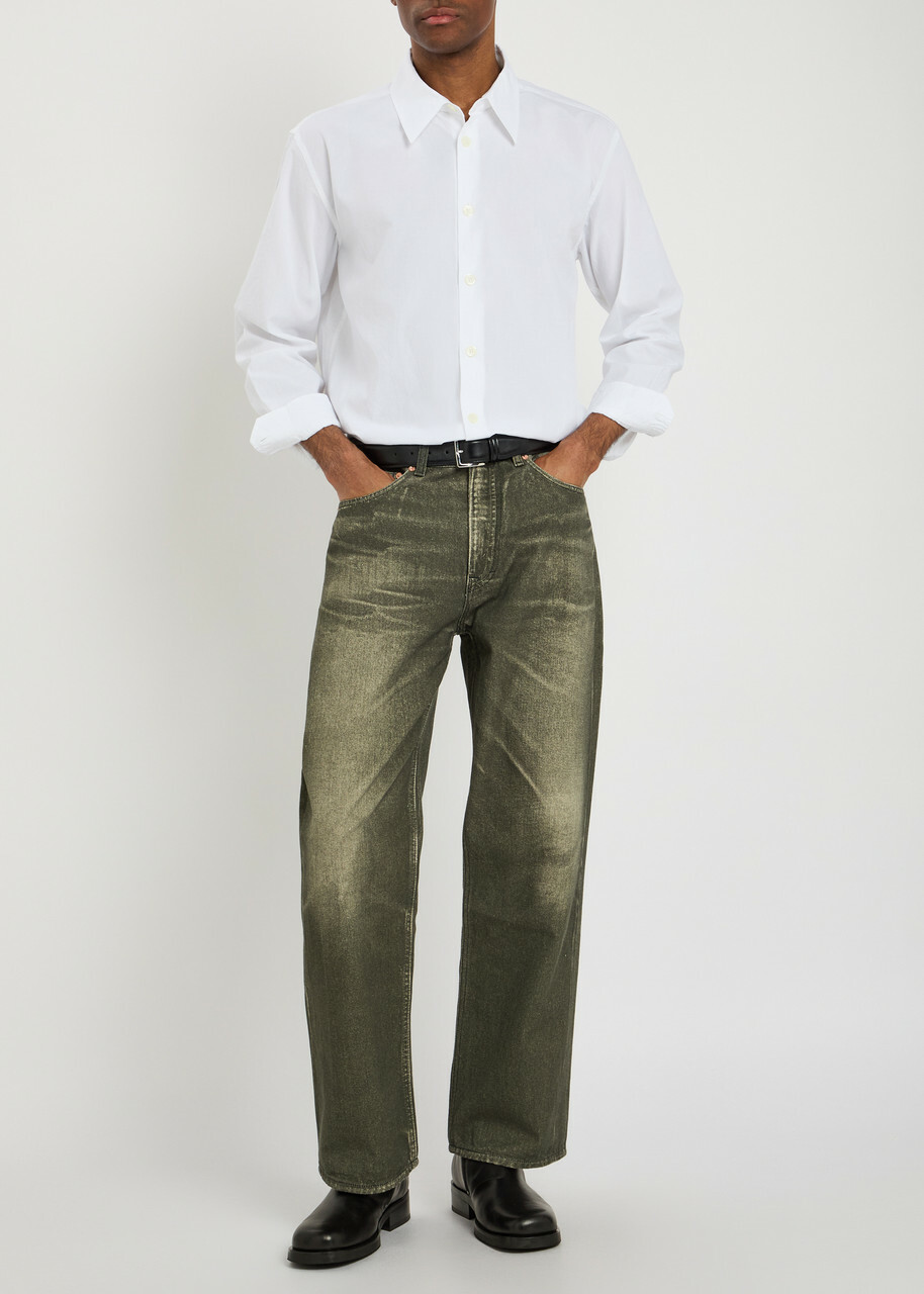 Our Legacy Third Cut Straight-leg Denim Jeans Black