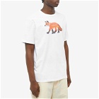 Maison Kitsuné Men's Wild Fox Classic T-Shirt in White
