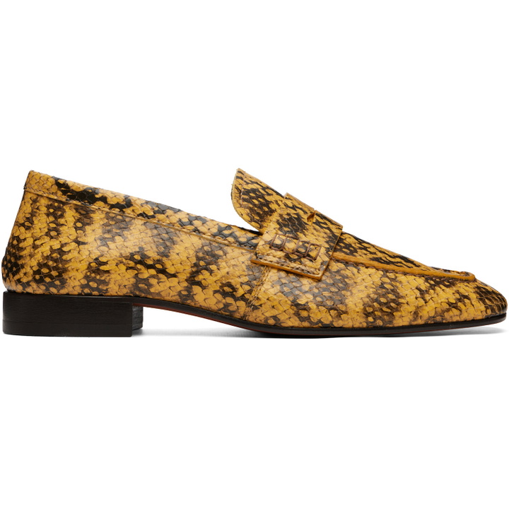 Photo: Dries Van Noten Yellow Leather Penny Loafers