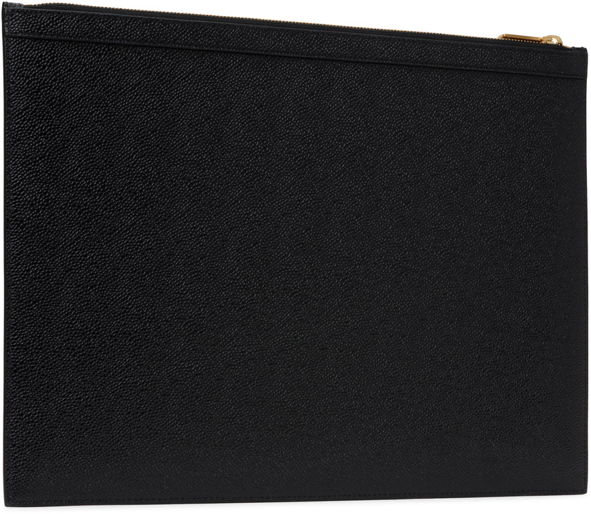 Thom Browne Black Medium Document Holder