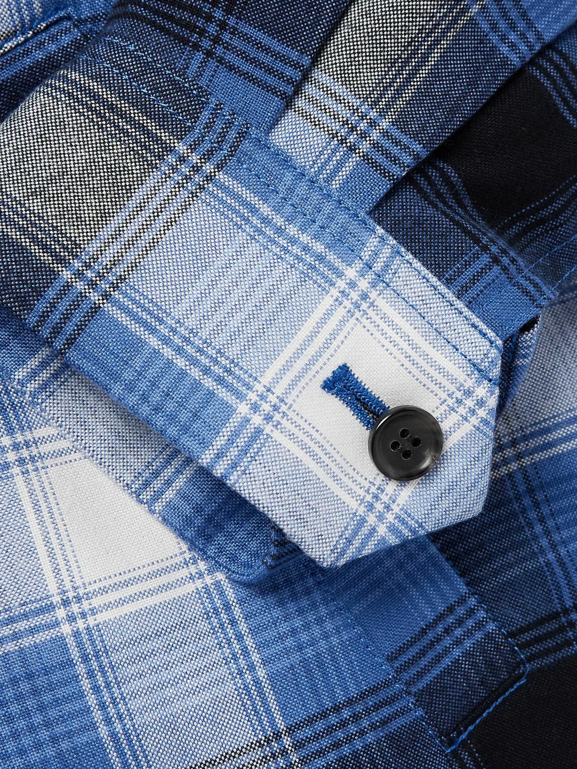 Wacko Maria - Checked Oxford Shirt Jacket - Blue