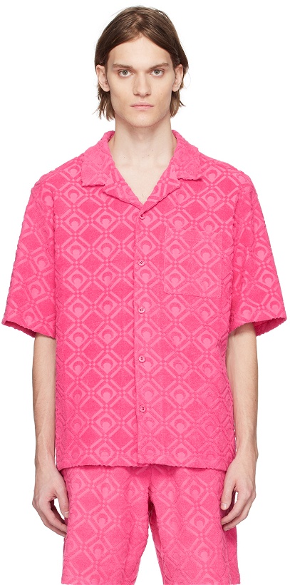 Photo: Marine Serre Pink Jacquard Shirt