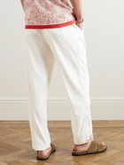 Orlebar Brown - Sonoran Straight-Leg Linen-Blend Drawstring Trousers - White