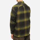 And Wander Men's Thermonel Check Shirt in Khaki