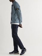 Stone Island - Logo-Appliquéd Coated-Shell Blouson Jacket - Blue