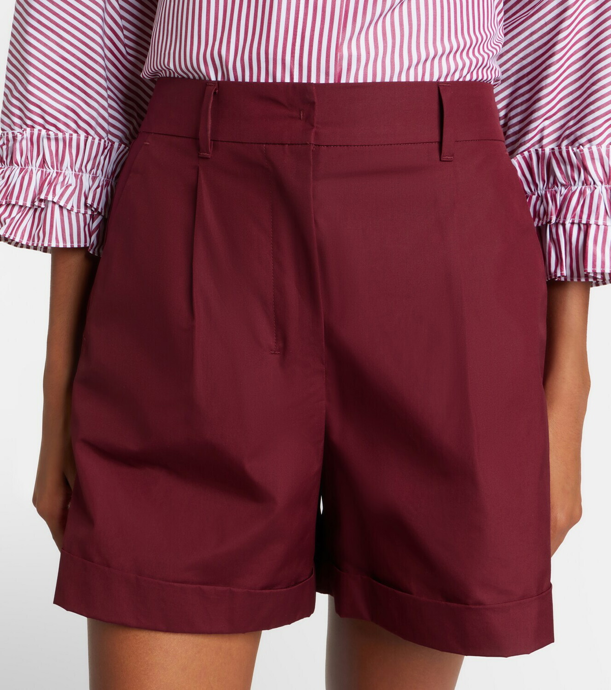 'S Max Mara Cotton poplin shorts