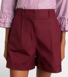 'S Max Mara Cotton poplin shorts