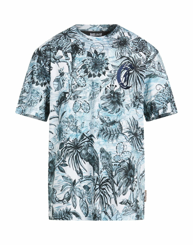 Photo: Just Cavalli Mens T-shirt Sky in Blue