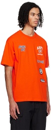 AAPE by A Bathing Ape Orange Printed T-Shirt