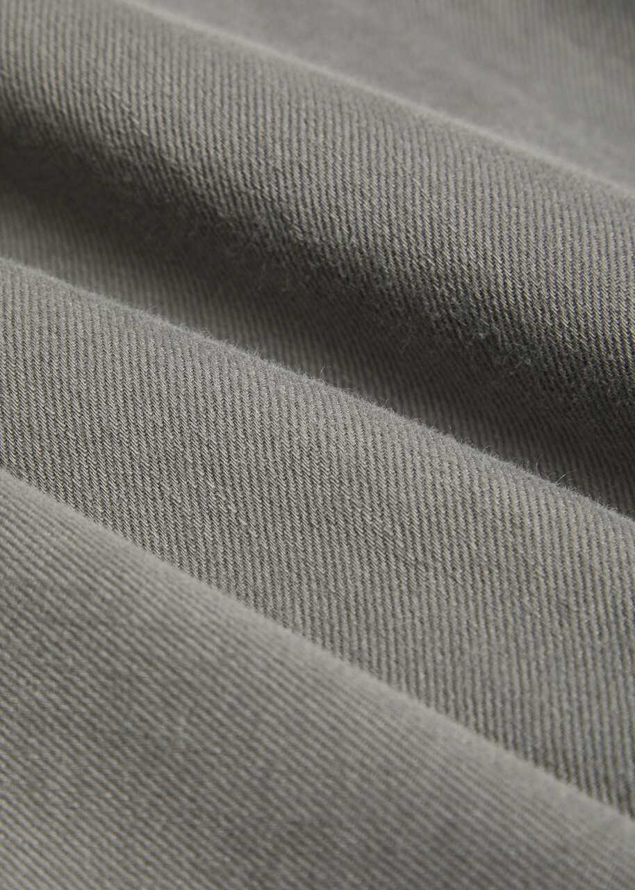 Paige Cotton-blend Shirt Grey