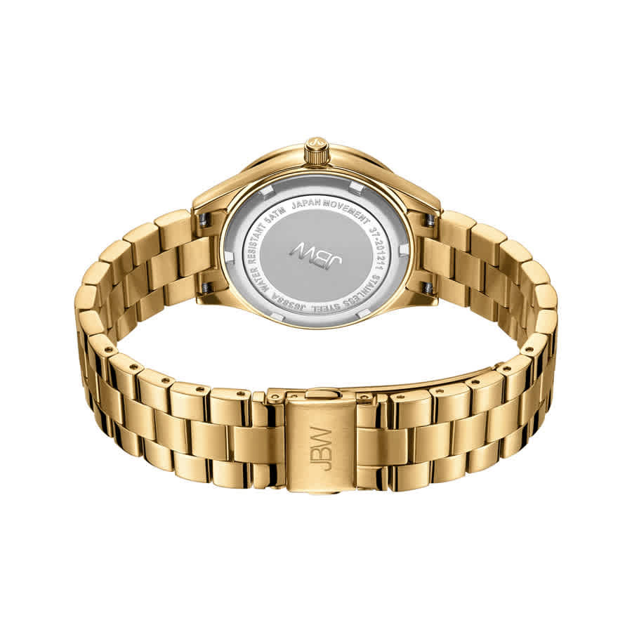 JBW Mondrian 34 Gold-tone Dial Ladies Watch J6388A