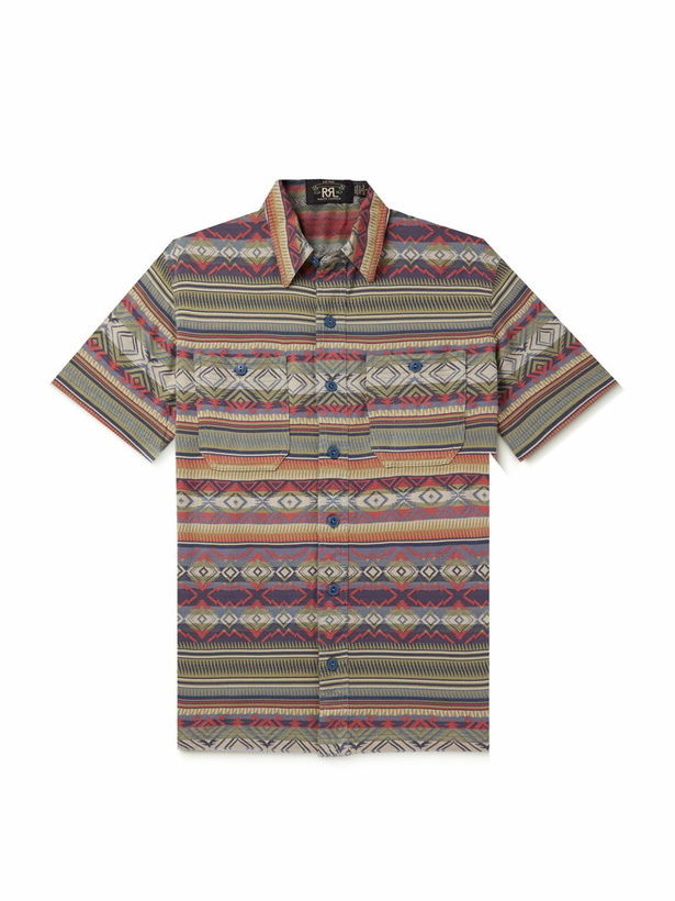 Photo: RRL - Cotton-Jacquard Shirt - Multi