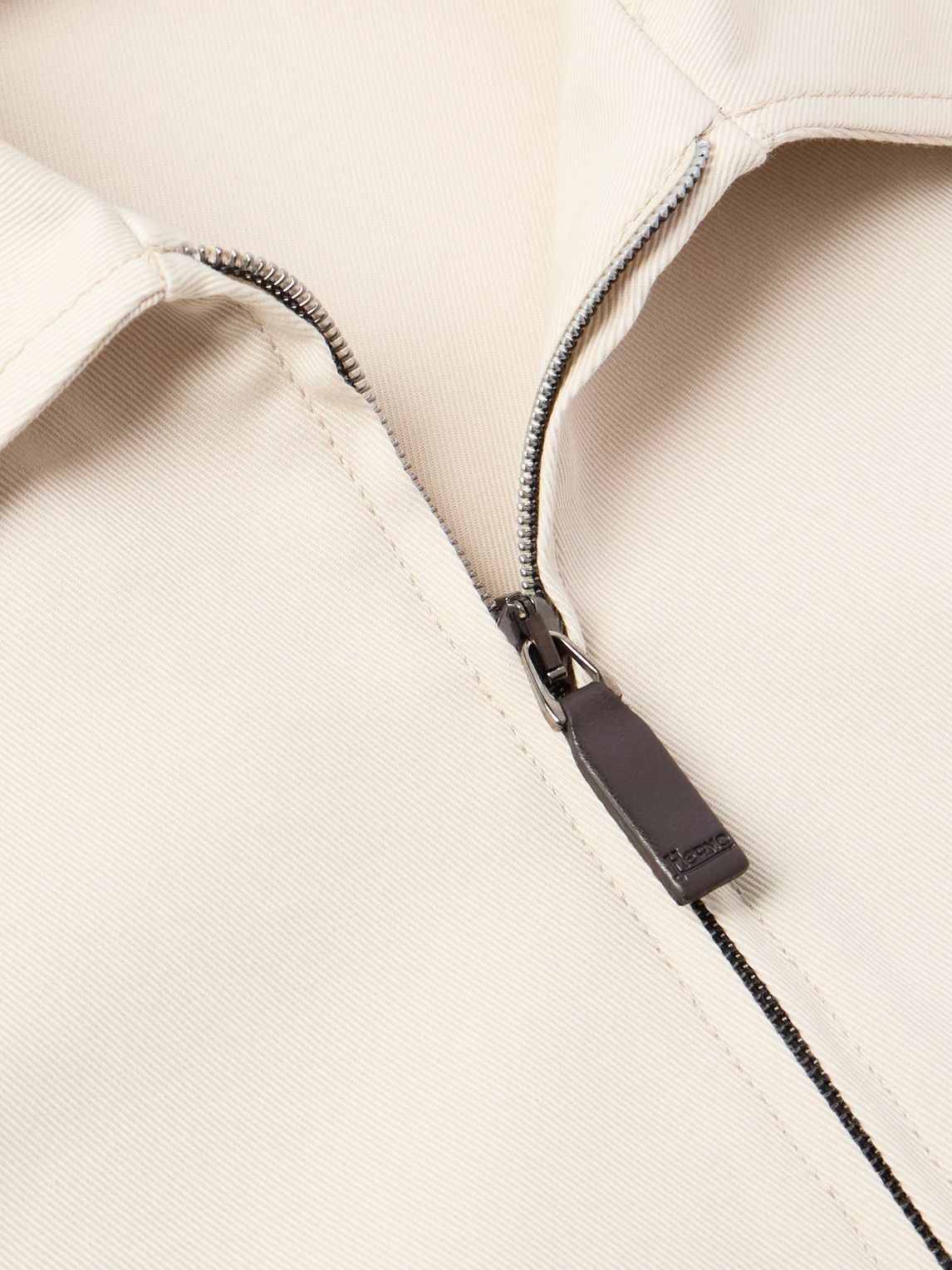 Herno - Cotton-Blend Twill Bomber Jacket - Neutrals