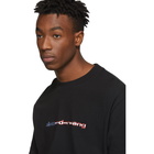 Alexander Wang Black High Twist Flag Logo T-Shirt