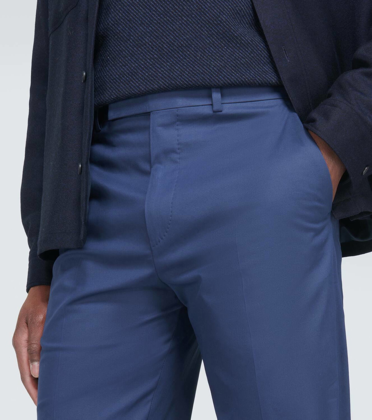Zegna Premium' Beige Cotton Pants Men