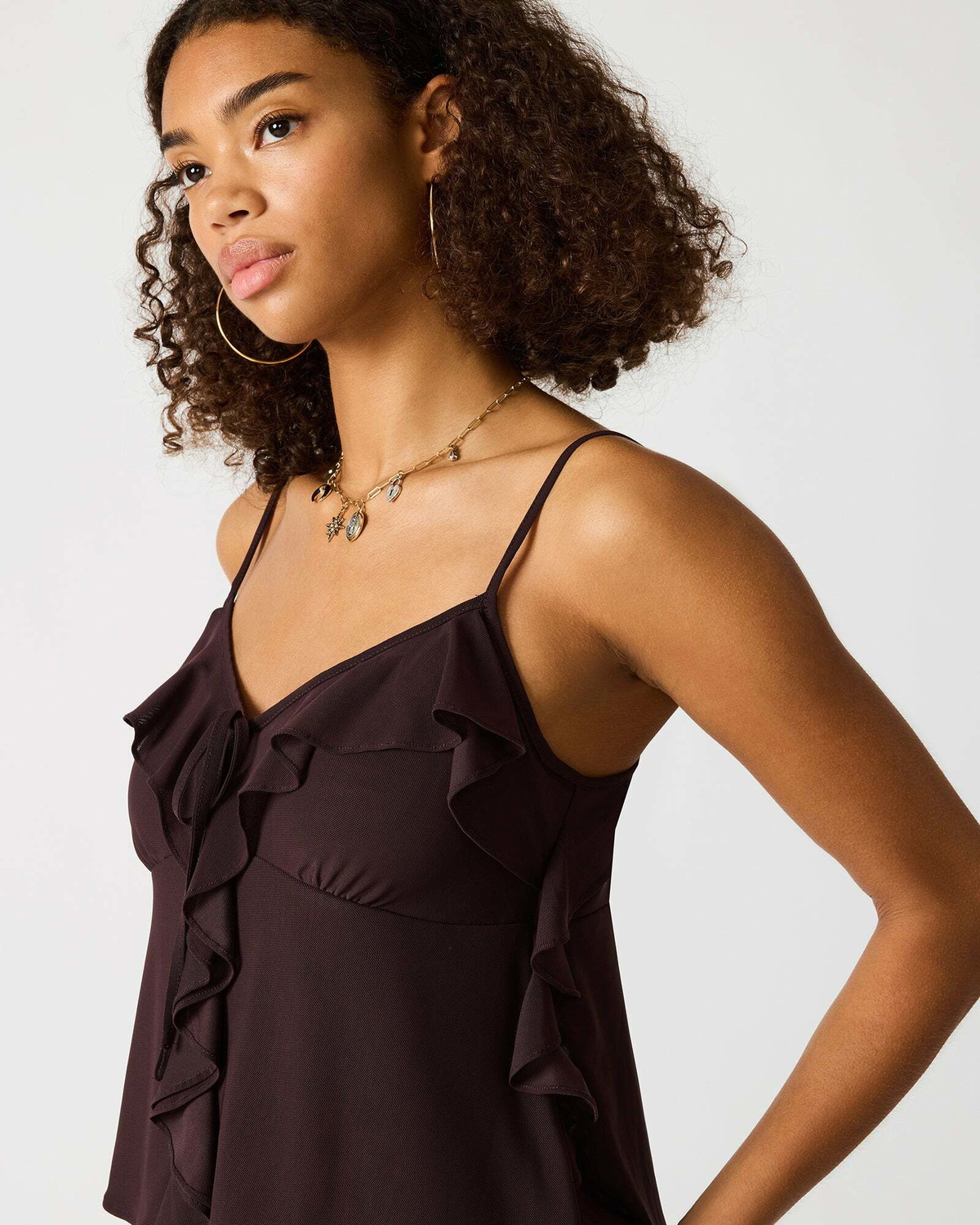 Steve Madden Roue Top in Brown
