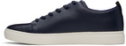 PS by Paul Smith Navy Leather Lee Sneakers