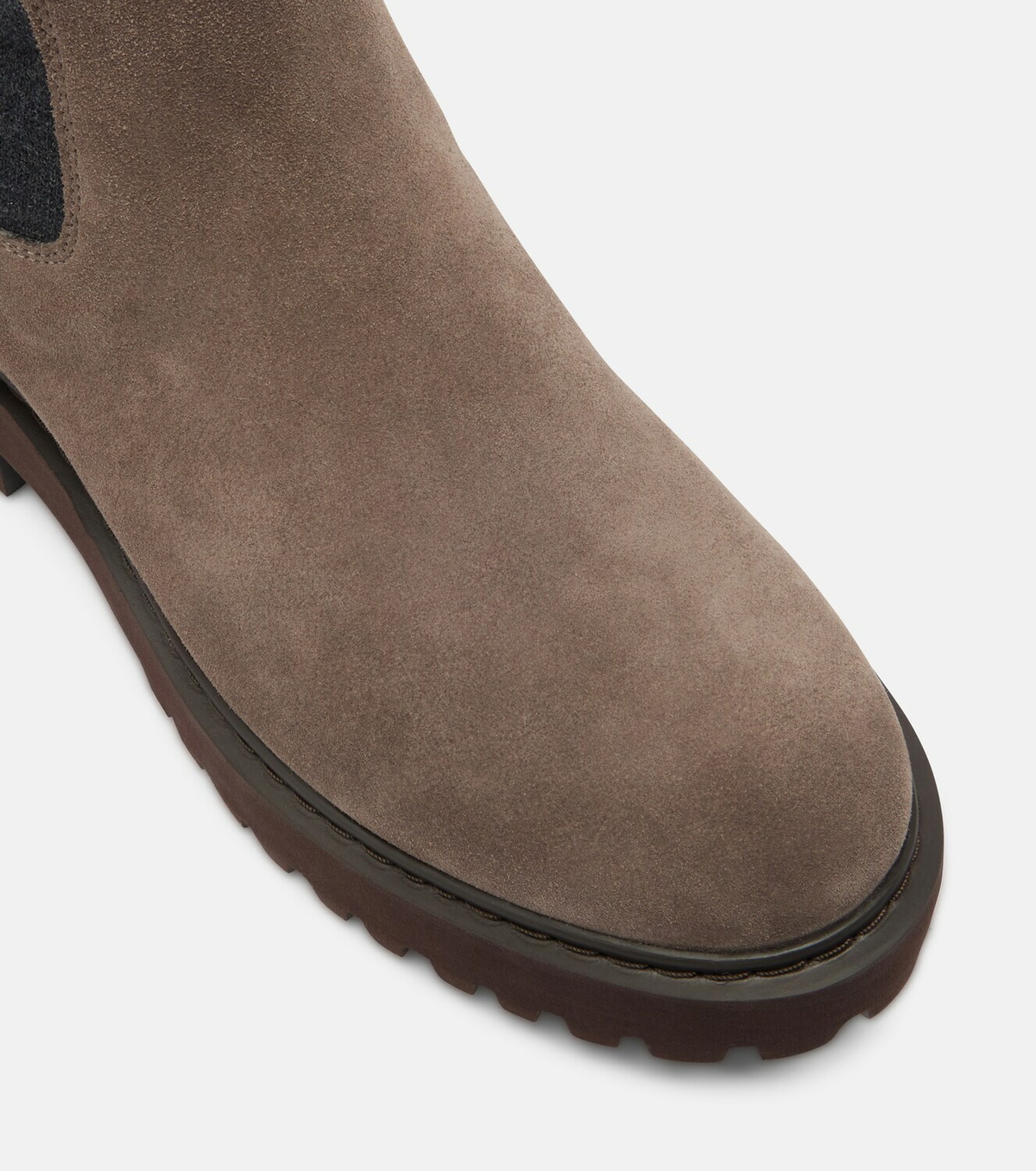 Brunello Cucinelli Monili suede Chelsea boots