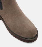 Brunello Cucinelli Monili suede Chelsea boots