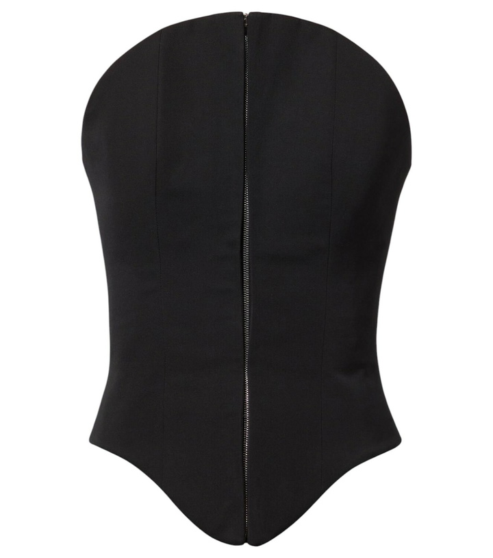 Photo: McQueen Wool corset top