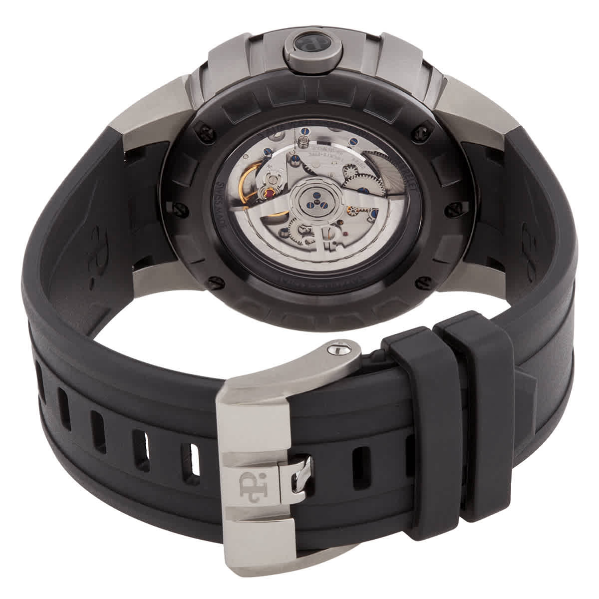 Perrelet Turbine XL Black-Silver Dial Automatic Mens Watch A1050/4