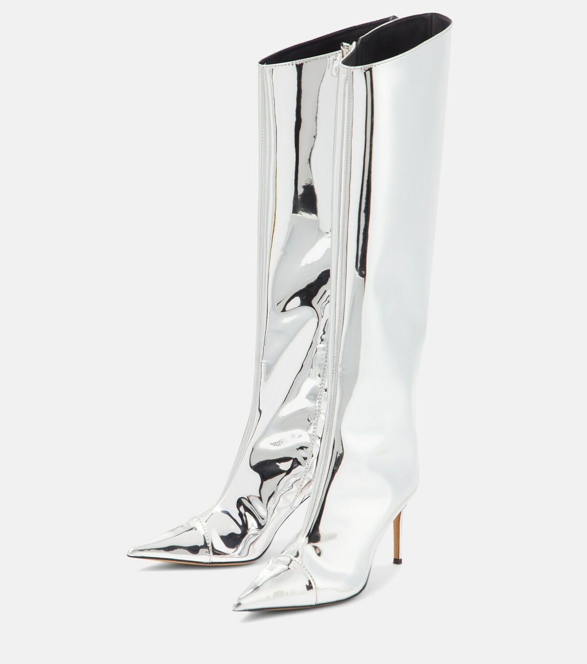 Alexandre Vauthier - Alex 105 metallic knee-high boots