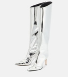 Alexandre Vauthier - Alex 105 metallic knee-high boots