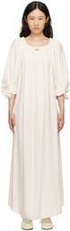 Sleeper White Zephir Maxi Dress
