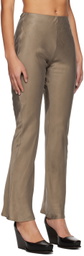 Yuzefi Brown Bias Trousers