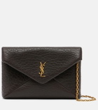 Saint Laurent Cassandre Small leather clutch