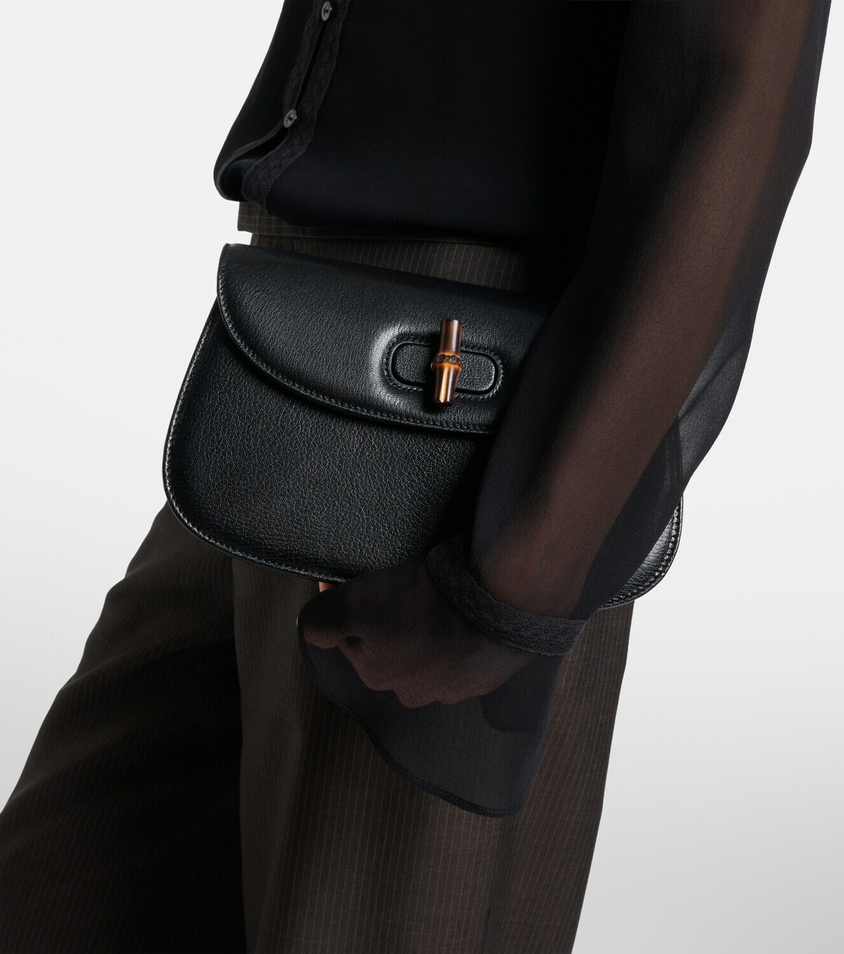 Gucci Bamboo Small leather crossbody bag