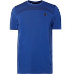 Under Armour - UA Rush Mesh-Panelled Celliant Stretch-Jersey T-Shirt - Blue