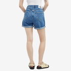 Calvin Klein Women's Mom Short in Denim Medium