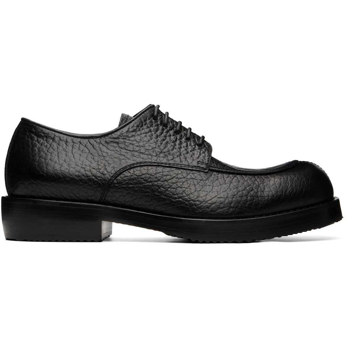 Dries Van Noten Black Leather Derbys