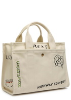 Coach Cargo Embroidered Canvas Tote - White - One Size