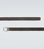 Dolce&Gabbana Braided leather belt