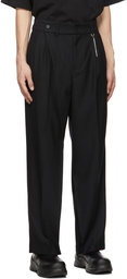 Feng Chen Wang Black Pleated Trousers