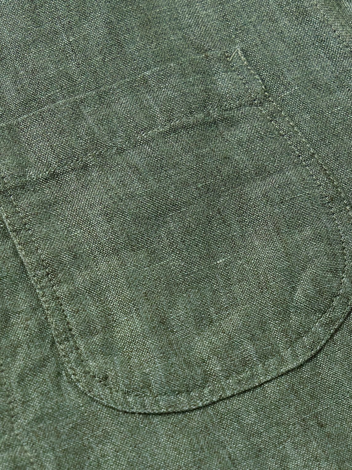 Sid Mashburn - Linen and Silk-Blend Chore Jacket - Green
