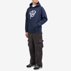 Pop Trading Company Men's Initial Hoodie in Navy