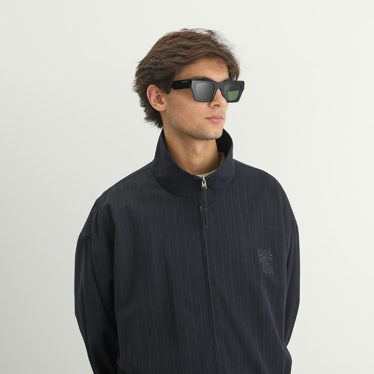 Off-White Sunglasses Davie Sungalsses in Black/Green 