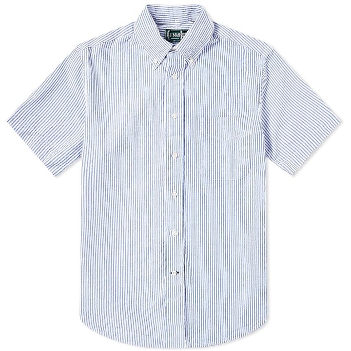 Photo: Gitman Vintage Short Sleeve Stripe Seersucker Shirt